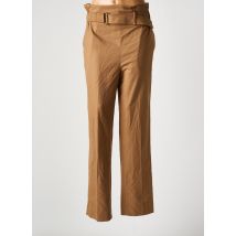 DEUX. BY ELINE DE MUNCK - Pantalon droit beige en polyester - Femme - Taille 36 - Modz