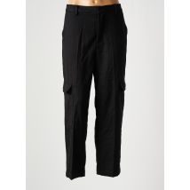 MANGO - Pantalon cargo noir en polyester - Femme - Taille 40 - Modz