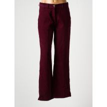 LE FABULEUX MARCEL DE BRUXELLES - Pantalon droit violet en coton - Femme - Taille 42 - Modz