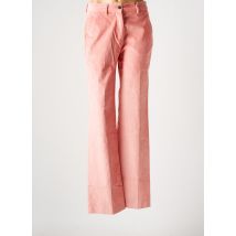 DEUX. BY ELINE DE MUNCK - Pantalon droit rose en coton - Femme - Taille 40 - Modz
