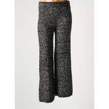 MANGO - Pantalon large noir en acrylique - Femme - Taille 40 - Modz