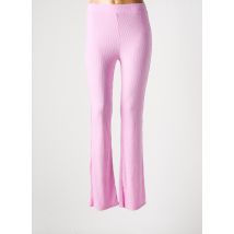 TALLY WEIJL - Pantalon droit rose en polyester - Femme - Taille 36 - Modz