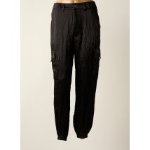 MANGO - Pantalon cargo noir en viscose - Femme - Taille 36 - Modz