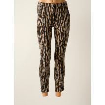 MANGO - Pantalon slim jaune en viscose - Femme - Taille 34 - Modz