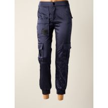 CEMI - Pantalon cargo bleu en polyester - Femme - Taille 32 - Modz
