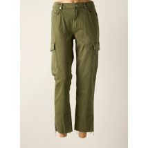 MANGO - Pantalon cargo vert en coton - Femme - Taille 34 - Modz