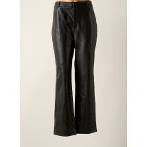 OLGA LEYERS - Pantalon droit noir en polyester - Femme - Taille 42 - Modz