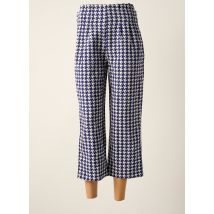 JACQUELINE DE YONG - Pantacourt bleu en polyester - Femme - Taille 36 - Modz