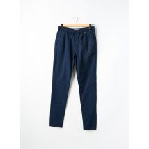 L'IMPECCABLE MARCEL - Pantalon slim bleu en coton - Homme - Taille 38 - Modz