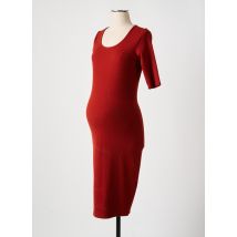 SUPERMOM - Robe maternité marron en polyester - Femme - Taille 34 - Modz
