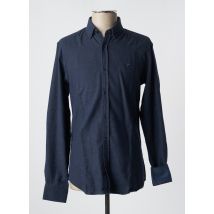 CARNET DE VOL - Chemise manches longues bleu en coton - Homme - Taille S - Modz