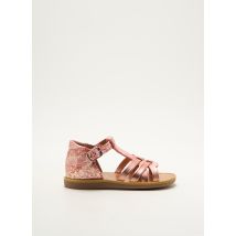 POM D'API - Sandales/Nu pieds rose en cuir - Fille - Taille 19 - Modz