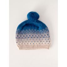 LES PETITES CHOSES - Bonnet bleu en merinos - Garçon - Taille TU - Modz