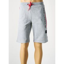 TED LAPIDUS - Bermuda gris en coton - Homme - Taille 40 - Modz