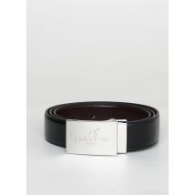LAMARTHE - Ceinture noir en cuir - Homme - Taille 56 - Modz
