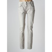 TIMEZONE - Jeans coupe slim gris en coton - Femme - Taille TU - Modz