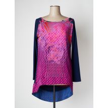 SAVE THE QUEEN - Tunique manches longues rose en viscose - Femme - Taille 36 - Modz