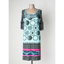 SAVE THE QUEEN - Robe mi-longue bleu en viscose - Femme - Taille 42 - Modz