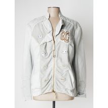 DANIELA DALLAVALLE - Veste casual bleu en coton - Femme - Taille 44 - Modz