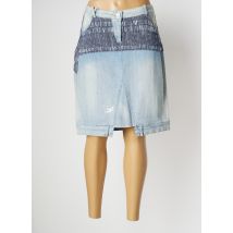 ELISA CAVALETTI - Jupe mi-longue bleu en coton - Femme - Taille 42 - Modz