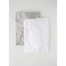 EVEIL&NATURE - Parure de lit blanc en coton - Enfant - Taille TU - Modz