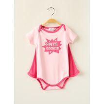 BULLE DE BB - Body lingerie rose en coton - Fille - Taille TU - Modz