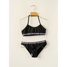 IDO - Maillot de bain 2 pièces noir en polyester - Fille - Taille TU - Modz