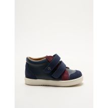 PATT'TOUCH - Baskets bleu en cuir - Garçon - Taille 20 - Modz