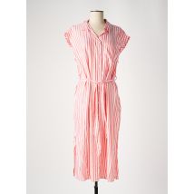 PIECES - Robe mi-longue rouge en viscose - Femme - Taille 42 - Modz
