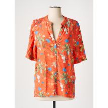 POM AMSTERDAM - Chemisier orange en viscose - Femme - Taille 40 - Modz