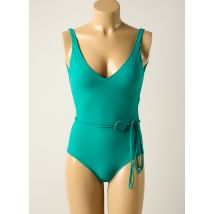 SIYU - Maillot de bain 1 pièce vert en polyamide - Femme - Taille 38 - Modz