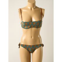 SIYU - Maillot de bain 2 pièces vert en polyamide - Femme - Taille 34 - Modz