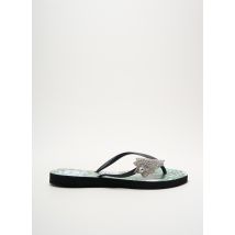 INDAIA - Tongs noir en autre matiere - Femme - Taille 41 - Modz