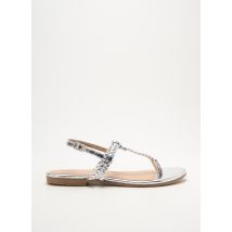 VACHON - Tongs argent en cuir - Femme - Taille 36 - Modz