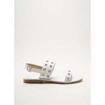 VACHON - Sandales/Nu pieds blanc en cuir - Femme - Taille 40 - Modz