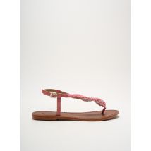 VACHON - Tongs rose en textile - Femme - Taille 40 - Modz