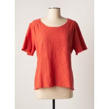 GRIFFON - Blouse orange en coton - Femme - Taille 44 - Modz