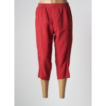 GRIFFON - Pantacourt orange en viscose - Femme - Taille 42 - Modz