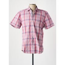 JUPITER - Chemise manches courtes rouge en coton - Homme - Taille M - Modz