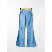 TRUSSARDI JEANS - Jean coupe flare bleu en coton - Femme - Taille TU - Modz