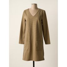 CREAM - Robe courte beige en polyester - Femme - Taille 38 - Modz
