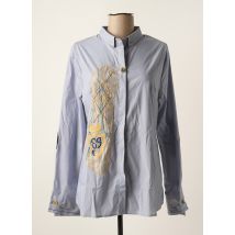 ELISA CAVALETTI - Chemisier bleu en coton - Femme - Taille 42 - Modz