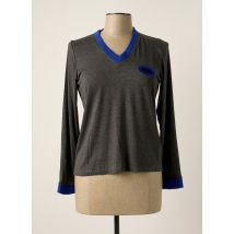 POUPEE CHIC - T-shirt gris en viscose - Femme - Taille 42 - Modz