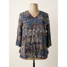 POUPEE CHIC - Blouse bleu en viscose - Femme - Taille 44 - Modz