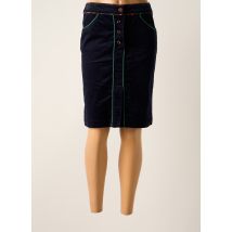 POUPEE CHIC - Jupe mi-longue bleu en coton - Femme - Taille 36 - Modz