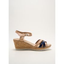 ARTIKA SOFT - Sandales/Nu pieds beige en cuir - Femme - Taille 39 - Modz