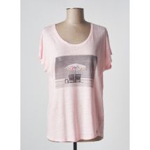 ANNA - Top rose en lin - Femme - Taille 36 - Modz