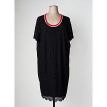 SAMOON - Robe mi-longue noir en coton - Femme - Taille 54 - Modz