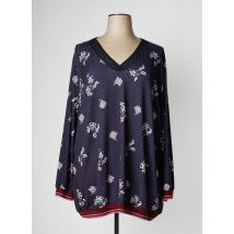 SAMOON - Top bleu en polyester - Femme - Taille 44 - Modz
