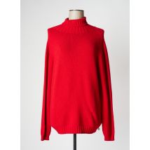 LOLITAS&L - Pull col roulé rouge en viscose - Femme - Taille 42 - Modz